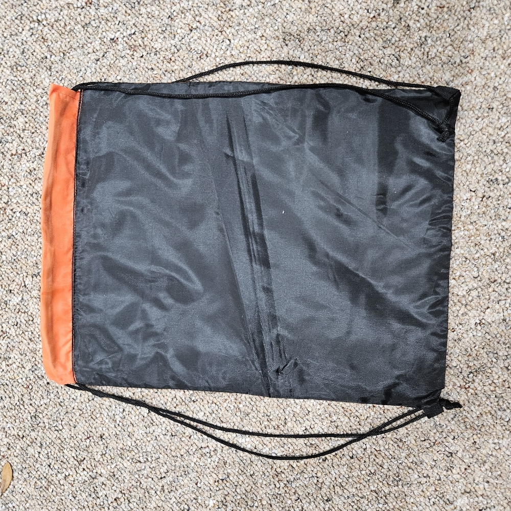 Insulated Cooler Drawstring Backpack | Orange And… - image 3